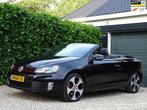 Volkswagen Golf Cabriolet 2.0 TSI GTI | 211PK | Stoelverwarm, Auto's, Volkswagen, Gebruikt, Zwart, 4 cilinders, Zwart