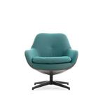 Fauteuil "PODE" Design stoel. Turquoise (groen) Als Nieuw!, Huis en Inrichting, Fauteuils, Ophalen, Zo goed als nieuw, Stof, 50 tot 75 cm