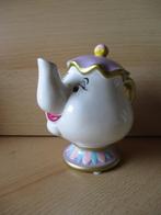 Disney Belle en het Beest Mevrouw Theepot stenen spaarpot 14, Ophalen of Verzenden, Assepoester of Belle, Zo goed als nieuw, Beeldje of Figuurtje