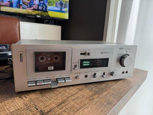 Akai CS-M02 Cassettedeck - Vintage, Audio, Tv en Foto, Cassettedecks, Enkel, Akai, Tape counter, Ophalen