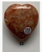 Korting Groot zwaar Zonnesteen hart, 179 gram / 6,5 x 6,5 cm, Sieraden, Tassen en Uiterlijk, Edelstenen, Nieuw, Ophalen of Verzenden