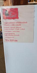 Opgespannen schildersdoek, 75 x 1.15, Hobby en Vrije tijd, Ophalen, Nieuw