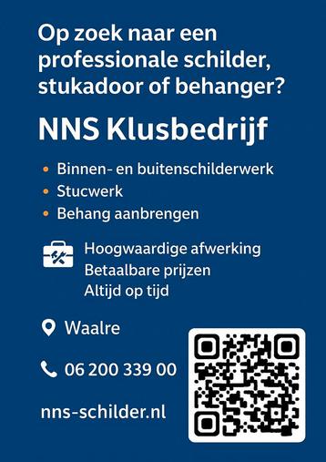 schilder beschikbaar voor biedingen