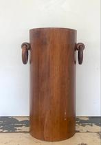 Vintage jaren 60 houten paraplubak art deco, Ophalen of Verzenden, Zo goed als nieuw, Hout