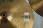 Pearl CX-500 hihats Japan 1096/952gr. 14" <230791>, Gebruikt, Ophalen of Verzenden, Drums of Percussie