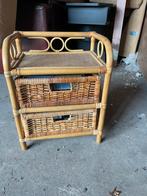 Bamboe kastje met 2 lades - 42x30x52cm, Huis en Inrichting, Kasten | Ladekasten, Overige materialen, Minder dan 50 cm, Gebruikt