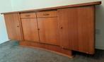 Mooi teakhouten dressoir, jaren '60, 210x55x85 cm, vintage, Ophalen, Teakhout, Zo goed als nieuw, 200 cm of meer