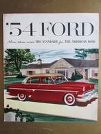 1954 FORD grote folder, Engels, Ophalen of Verzenden, Zo goed als nieuw, Ford