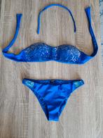 Blauwe bikini, Calzedonia, maat XS/S, gevoerd, Kleding | Dames, Badmode en Zwemkleding, Blauw, Calzedonia, Ophalen of Verzenden