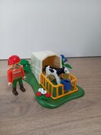 Playmobil boerin met kalf complete set, Ophalen of Verzenden, Zo goed als nieuw, Complete set
