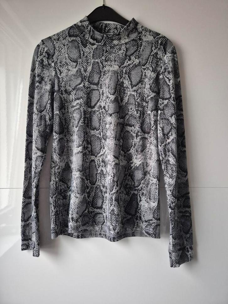 Geisha Glittertop Col - Maat S, Kleding | Dames, T-shirts, Zo goed als nieuw, Maat 36 (S), Overige kleuren, Lange mouw, Ophalen of Verzenden