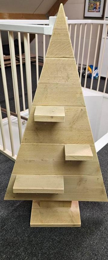 Unieke Houten Kerstboom / Display Standaard  beschikbaar voor biedingen