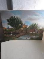Schilderij, Antiek en Kunst, Kunst | Schilderijen | Klassiek, Ophalen of Verzenden