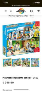 Ingerichte school playmobil, Ophalen of Verzenden, Zo goed als nieuw