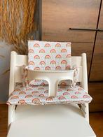 Regenboog kussenset voor kinderstoel stokke triptrap, Ophalen of Verzenden, Nieuw, Meegroeistoel, Stoelverkleiner