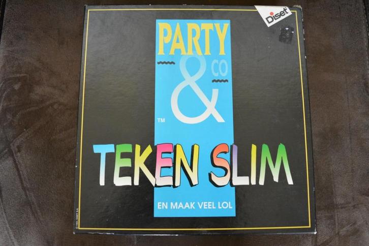 Party & co teken slim en geronimo stilton, Hobby en Vrije tijd, Gezelschapsspellen | Bordspellen, Gebruikt, Verzenden