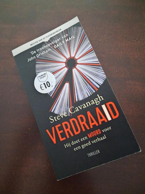 Steve Cavanagh - verdraaid, Boeken, Thrillers, Zo goed als nieuw, Nederland, Ophalen of Verzenden
