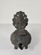 Olielamp Boeddha #2, brons, Java, Indonesië, begin 20e eeuw, Ophalen of Verzenden, Brons
