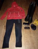 paardrijsetje broek, laarzen 30, vest 128, borstels STOUT, Gebruikt, Kinderen, Ophalen of Verzenden, Recreatie