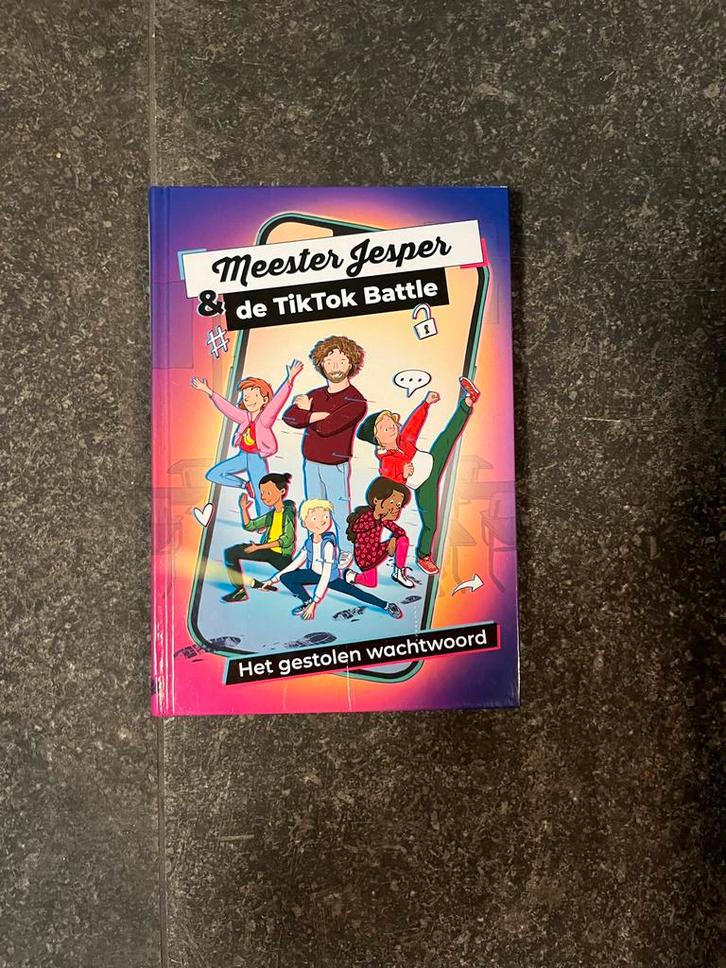Jesper Hesseling - Meester Jesper & de TikTok Battle, Boeken, Kinderboeken | Jeugd | 10 tot 12 jaar, Zo goed als nieuw, Ophalen of Verzenden
