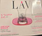 LAV Lotus Theeservies - Nieuw in doos, Ophalen, Nieuw, Glas, Overige stijlen