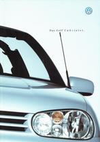 Folder Volkswagen Golf Cabriolet (1999), Gelezen, Volkswagen, Verzenden