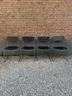 Jaren '80 set Giandomenico Belotti stoelen voor Alias Italy, Huis en Inrichting, Stoelen, Gebruikt, Zwart, Metaal, Ophalen of Verzenden