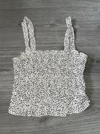 AMY & IVY dames stippen korte top met ruffles mt S, Kleding | Dames, Beige, Ophalen of Verzenden, Amy & Ivy, Zo goed als nieuw