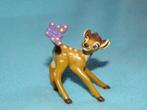 Disney figuurtje Bambi het hertje, met vlindertje uit Bambi, Bambi of Dumbo, Ophalen of Verzenden, Zo goed als nieuw, Beeldje of Figuurtje