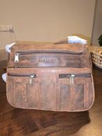 Partij leren tassen, Ophalen of Verzenden, Zo goed als nieuw, Bruin, Schoudertasje