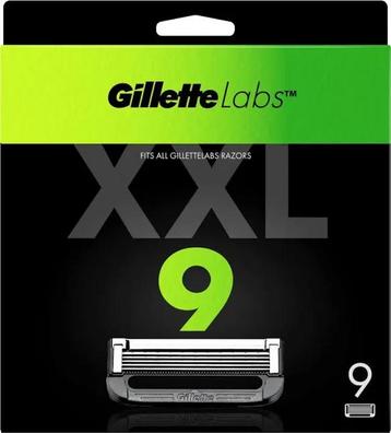 Gillette Labs Scheermesjes XXL 9 stuks - 50% Korting! beschikbaar voor biedingen