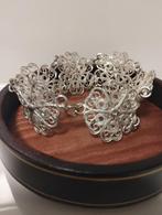 Antiek filigrain zilveren djokja armband, Ophalen of Verzenden, Zilver, Armband