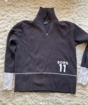 Björn Borg Borg Fleece Pullover - Donkerbruin L beschikbaar voor biedingen