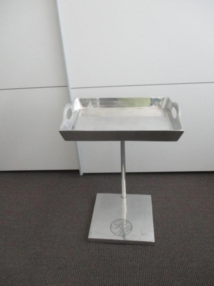 Riviera Maison, bijzettafel, draaibaar, Huis en Inrichting, Tafels | Bijzettafels, Zo goed als nieuw, Rechthoekig, 45 tot 60 cm