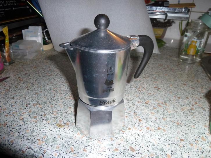 Percolator Bialetti aluminium 3 pers., Witgoed en Apparatuur, Koffiezetapparaten, Zo goed als nieuw, Gemalen koffie, Espresso apparaat