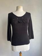 cacharel trui zwart katoen, Kleding | Dames, Verzenden, Zwart, Zo goed als nieuw, Maat 36 (S)