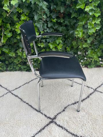 Industriële Buisframe Stoel - Vintage Jaren 60-70 beschikbaar voor biedingen