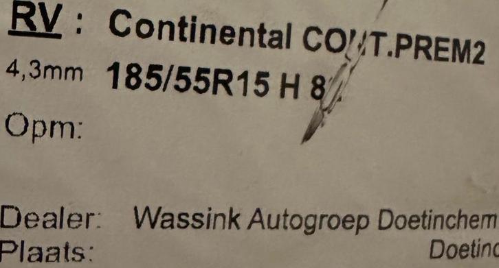 Te koop set van 4 gebruikte winterbanden voor Fiat 500, Auto-onderdelen, Banden en Velgen, Banden en Velgen, Winterbanden, 15 inch