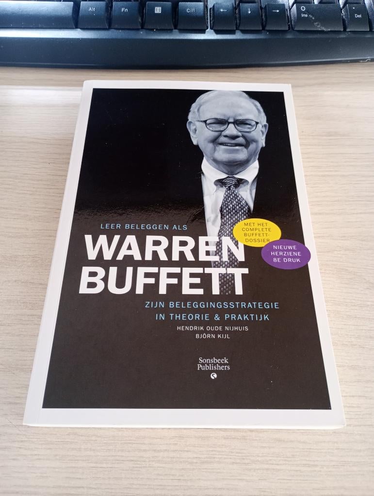 Leer beleggen als Warren Buffett (nieuwe herziene 8e druk), Ophalen of Verzenden, Zo goed als nieuw, Geld en Beleggen