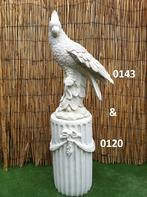 Kaketoe met zuil., Ophalen, Nieuw, Beton, Dierenbeeld