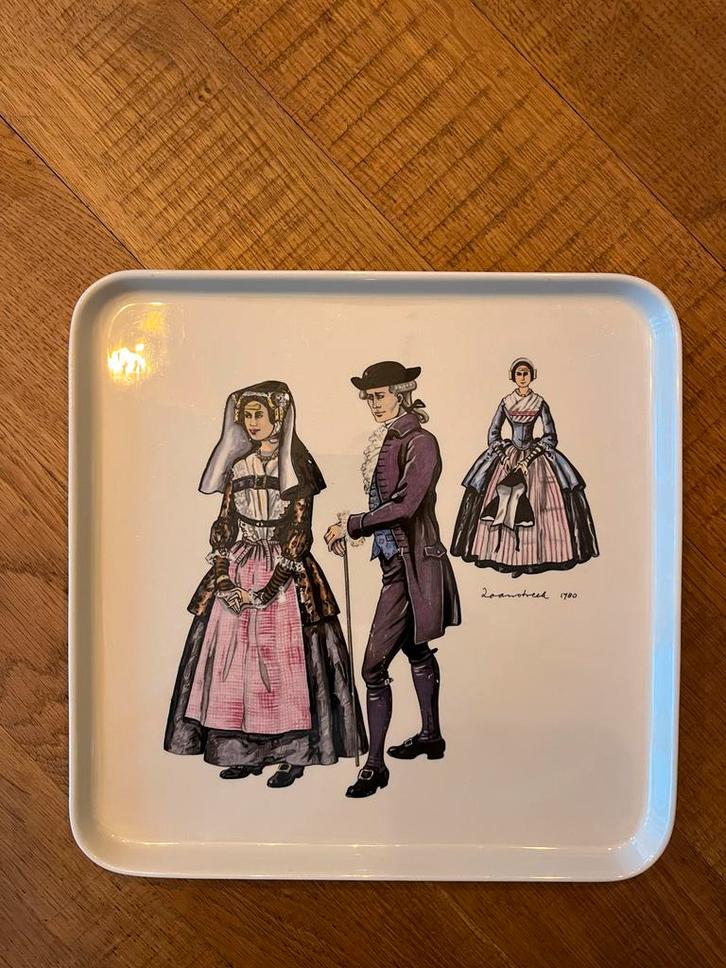 Villeroy & Boch Taartschaal/Hapjesschaal, Huis en Inrichting, Woonaccessoires | Dienbladen, Gebruikt, Overige materialen, Vierkant