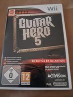 Guitar Hero 5 - Wii game, Spelcomputers en Games, Muziek, 1 speler, Ophalen of Verzenden, Zo goed als nieuw