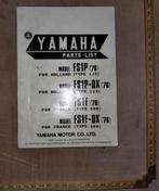Yamaha onderdelen catalogus Yamaha Fs1 p-dx. 1976, Fietsen en Brommers, Handleidingen en Instructieboekjes, Ophalen of Verzenden