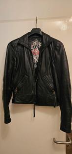 Fred van Leer leren jack, Maat 38/40 (M), Zwart, Ophalen of Verzenden, Jasje