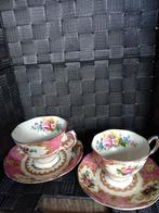 ROYAL ALBERT, LADY CARLYLE,dames,heren  Kop en Schotel Set, Antiek en Kunst, Ophalen of Verzenden