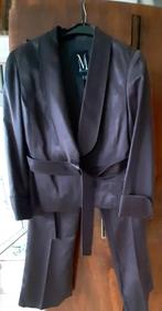 Mooi satijnen broekpak van Mart Visser maat 40, Ophalen of Verzenden, Zo goed als nieuw, Maat 38/40 (M), Blauw