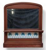 1522. Wandspiegel met tegeldecoratie - Art Nouveau