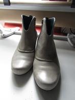 G122 Durea mt 4,5 laarsjes grijs leer leder, Durea, Verzenden, Lage of Enkellaarzen, Zo goed als nieuw
