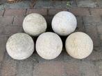 Oude natuurstenen ballen, kanonskogels, bollen, Ophalen of Verzenden