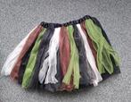 Camouflage rokje van tule 35 cm, Kinderen en Baby's, Carnavalskleding en Verkleedspullen, Ophalen, Gebruikt, 122 t/m 128, Meisje